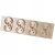 Viervoudig Glazen Stopcontact Goud Set Afdekraam En 4 X Dubbel Stopcontact