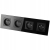 Viervoudig Stopcontact Glas Zwart Set Viervoudig Afdekraam 4 X Stopcontact