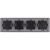 Viervoudig Kunststof Stopcontact LINEA Grijs Viervoudig Afdekraam En 4 X Stopcontact MIUUN