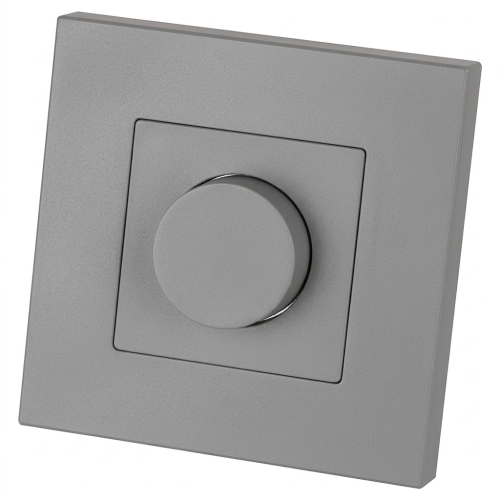 Lichtschakelaar Draaikoordimmer Kunststof LINEA Grijs MIUUN