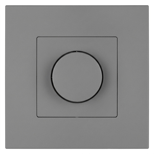 Lichtschakelaar Draaikoordimmer Kunststof LINEA Grijs MIUUN