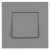 Schakelaar Kruisschakelaar Enkel Kunststof LINEA Grijs MIUUN