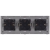 Stopcontact Drievoudig Kunststof LINEA Goud Afdekraam Drievoudig En 3 X Stopcontact MIUUN