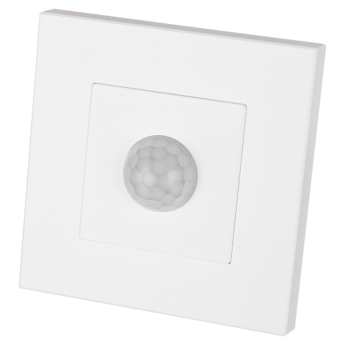 PIR-Bewegingsmelder Met Schemersensor Voor Inbouwdoos Kunststof LINEA Wit MIUUN