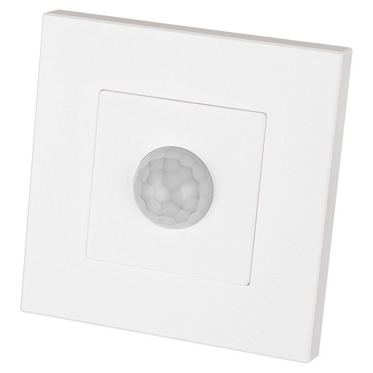 PIR-Bewegingsmelder Met Schemersensor Voor Inbouwdoos Kunststof LINEA Wit MIUUN