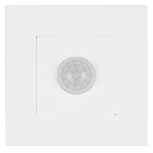 PIR-Bewegingsmelder Met Schemersensor Voor Inbouwdoos Kunststof LINEA Wit MIUUN