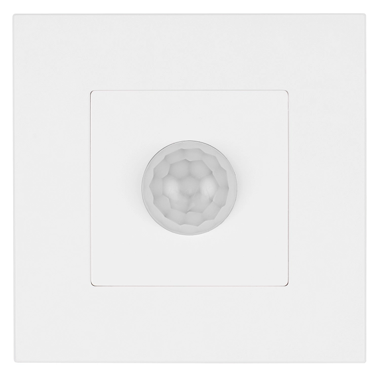 PIR-Bewegingsmelder Met Schemersensor Voor Inbouwdoos Kunststof LINEA Wit MIUUN