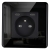 Stopcontact Glas Hoogglans + Dubbele USB-Lader USB C+C 20W Zwart MIUUN