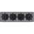 Viervoudig Glazen Glans Zwart Stopcontact Viervoudig Afdekraam En 4 X Enkel Stopcontact MIUUN