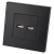 Dubbele USB-Lader 3.1A Zwart Set Met Kunststof Afdekraam LINEA MIUUN