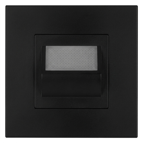 LED-Vloer En Traplamp Set Met Kunststof Afdekraam LINEA Zwart MIUUN
