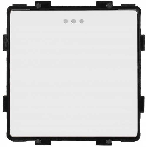 Module Monostabiele Terugverende Impulsdrukknop Enkel Wit Voor Afdekramen MIUUN