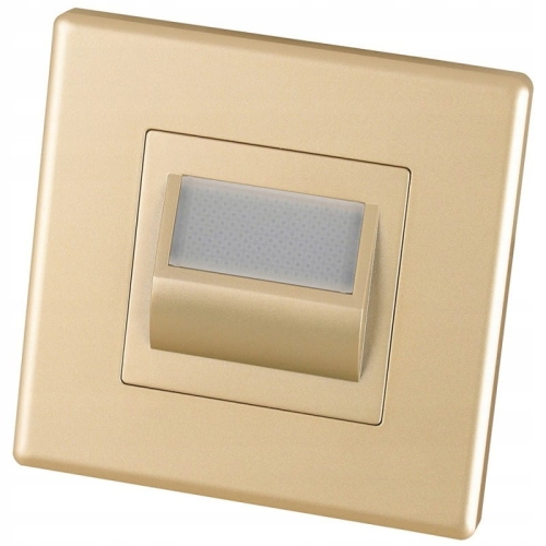 LED-Lamp Voor Vloer Trap En Wand Goud Set Met PVC-Afdekraam MIUUN