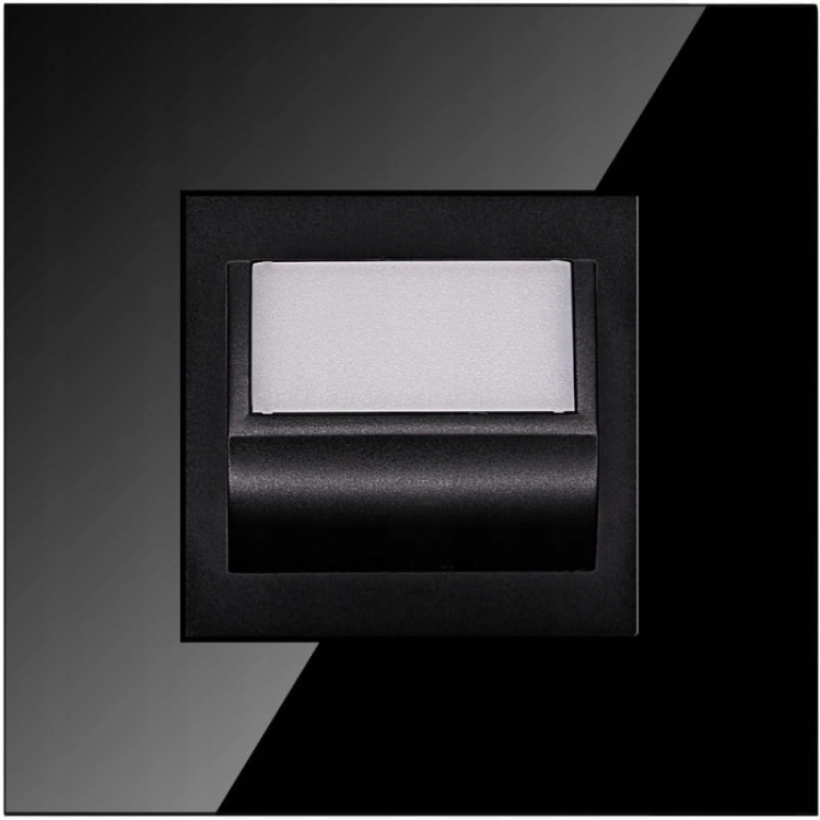 LED-Traplamp Warm 1W Glas Zwart MIUUN