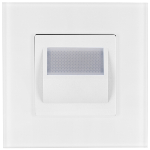 LED-Vloer-En-Traplamp Set Met Matglazen Afdekraam Wit MIUUN