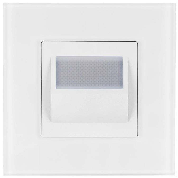 LED-Vloer-En-Traplamp Set Met Matglazen Afdekraam Wit MIUUN