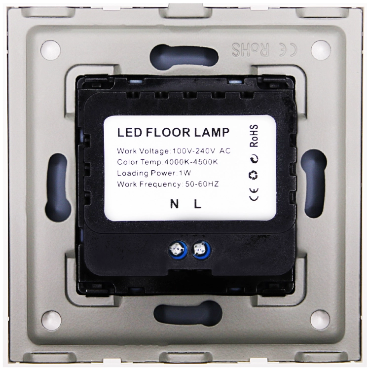 LED-Vloer-En-Traplamp Set Met Matglazen Afdekraam Wit MIUUN