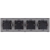 Viervoudig Stopcontact Glazen Mat Schuko Wit Viervoudig Afdekraam En 4 X Stopcontact