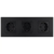 Stopcontact Drievoudig Glazen Mat Zwart Schuko Drievoudig Afdekraam En 3 X Stopcontact