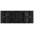 Stopcontact Drievoudig Glazen Mat Zwart Schuko Drievoudig Afdekraam En 3 X Stopcontact
