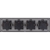 Stopcontact Viervoudig Glazen Mat Zwart Viervoudig Afdekraam En 4 X Stopcontact MIUUN