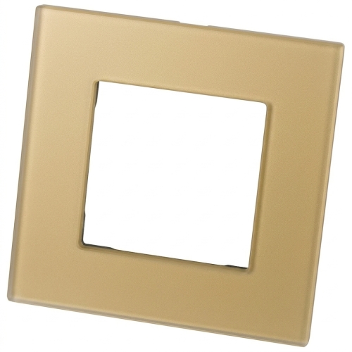 Afdekraam Glazen Mat Enkelvoudig Goud Verticaal Horizontaal Voor Modules MIUUN