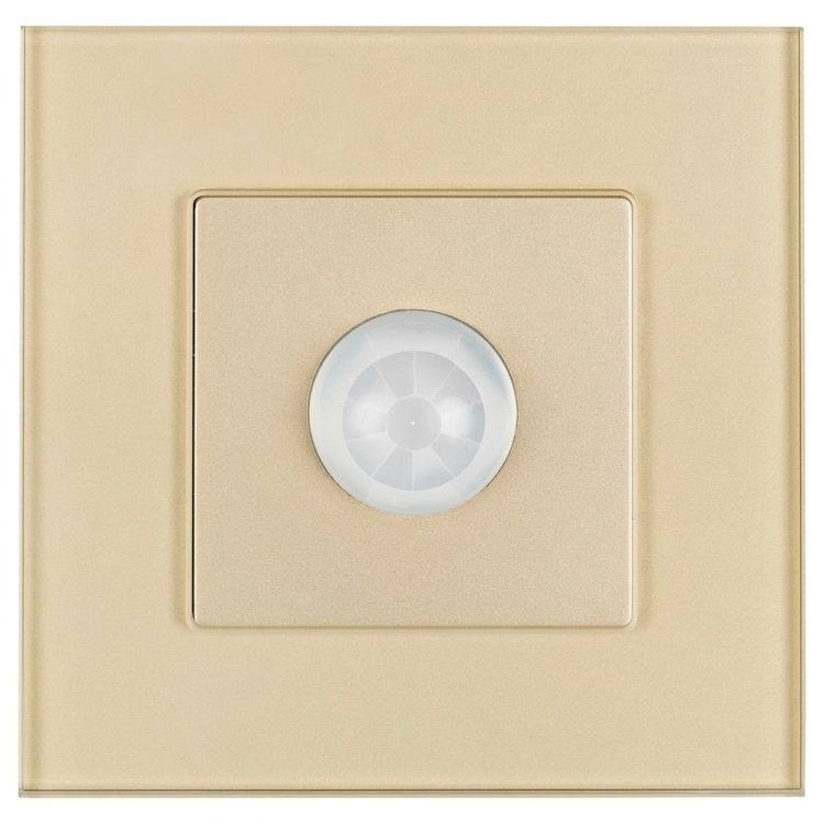 PIR-Bewegingsmelder Met Schemerschakelaar Voor Doos Matglazen Goud MIUUN