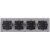 Viervoudig Glazen Mat Schuko-Stopcontact Goud Viervoudig Afdekraam En 4 X Stopcontact