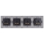 Viervoudig Glazen Mat Stopcontact Met Aardpen Goud Viervoudig Afdekraam En 4 X Stopcontact MIUUN