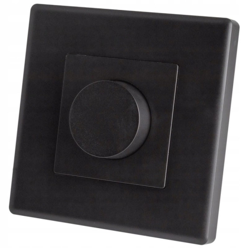 Mechanische Lichtdimmer Zwart Set Met PVC-Afdekraam MIUUN