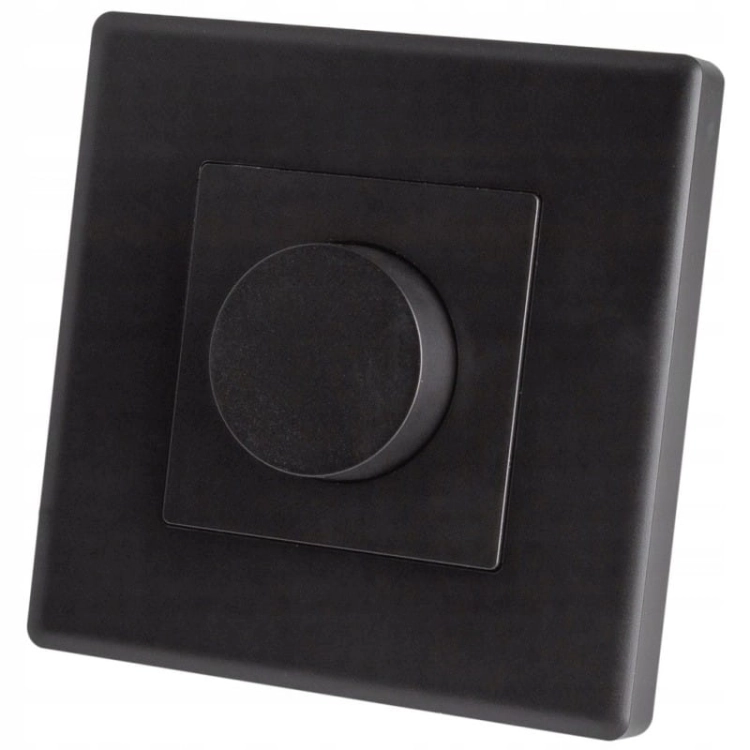 Mechanische Lichtdimmer Zwart Set Met PVC-Afdekraam MIUUN