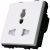 Module Universeel Stopcontact PL UK EU US Wit Voor Afdekramen MIUUN