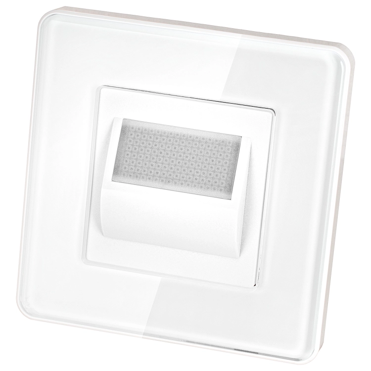 LED-Vloerlamp Trapverlichting Set Met Glazen Afdekraam Hoogglans Wit MIUUN