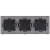 Drievoudig Glazen Hoogglans Stopcontact Wit Schuko Drievoudig Afdekraam En 3 X Stopcontact