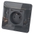 Stopcontact Van Glas Glanzend + Dubbele USB C+C-Lader 20W Grijs MIUUN