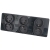 Drievoudig Stopcontact Glas Glans Grijs Drievoudig Afdekraam En 3 X Stopcontact MIUUN