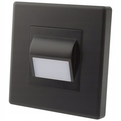 LED-Lamp Vloer Trap Wand Zwart Set Met PVC-Afdekraam MIUUN