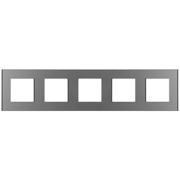 Mat glazen vijfvoudig grijs afdekraam verticaal horizontaal voor MIUUN-modules