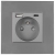 Glazen MAT stopcontact met aardpen + dubbele USB A+C lader 20W MIUUN