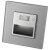 LED-vloerlamp met bewegingssensor grijs met glazen MAT frame MIUUN