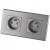 Dubbel Stopcontact Grijs Set PVC Tweevoudig Afdekraam En 2 X Enkel Stopcontact MIUUN