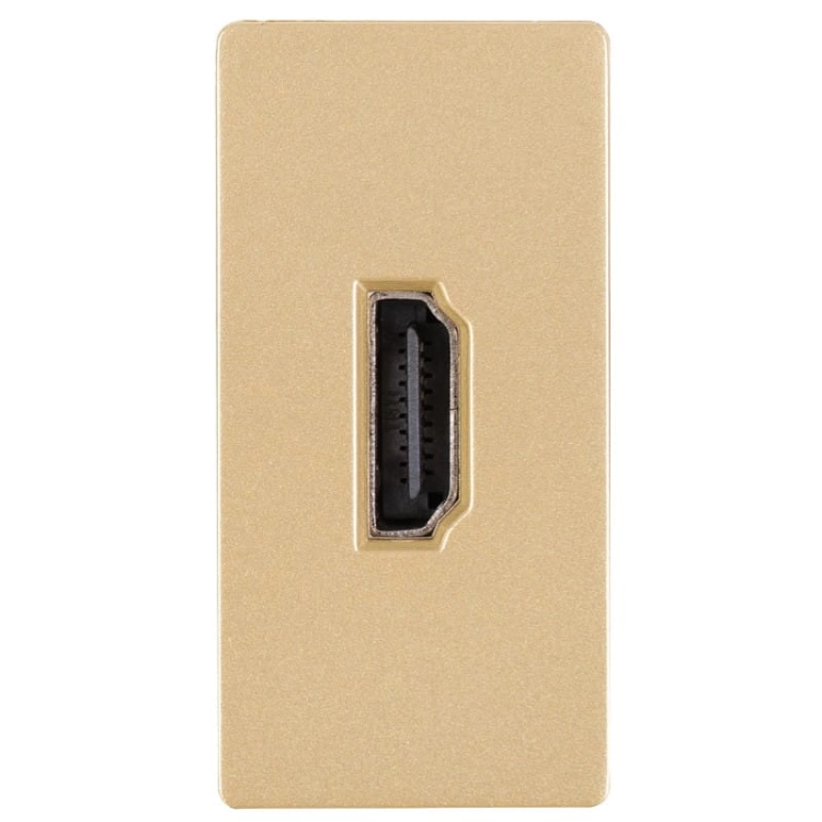 Module HDMI-Aansluiting Goud Voor Afdekramen MIUUN