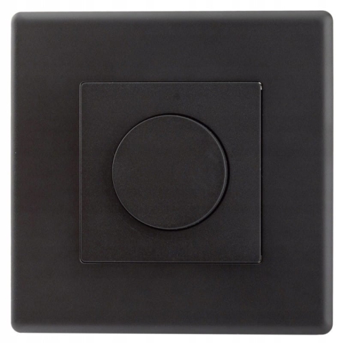 Mechanische Lichtdimmer Zwart Set Met PVC-Afdekraam MIUUN