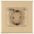 Badkamerstopcontact Met Klep Schuko Met Aarding Zonder Aardpen Goud Set Met PVC-Afdekraam MIUUN