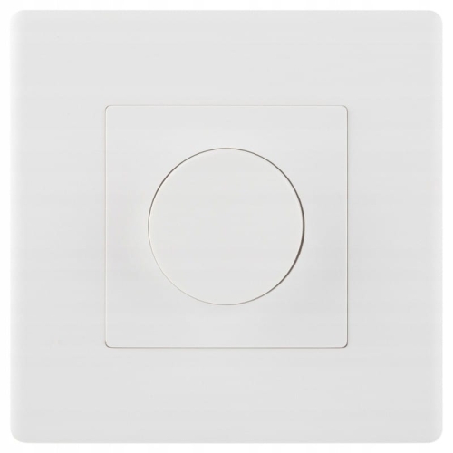 Mechanische Lichtdimmer Wit Set Met PVC-Afdekraam MIUUN