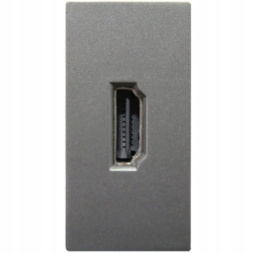 Module HDMI-Aansluiting Grijs Voor Afdekramen