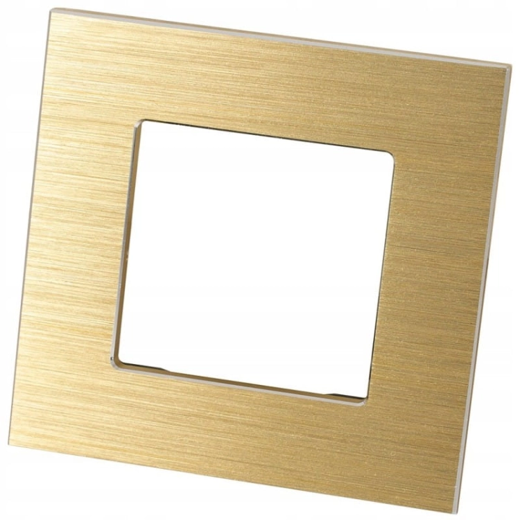 Enkelvoudig Aluminium Afdekraam Goud Voor Modules